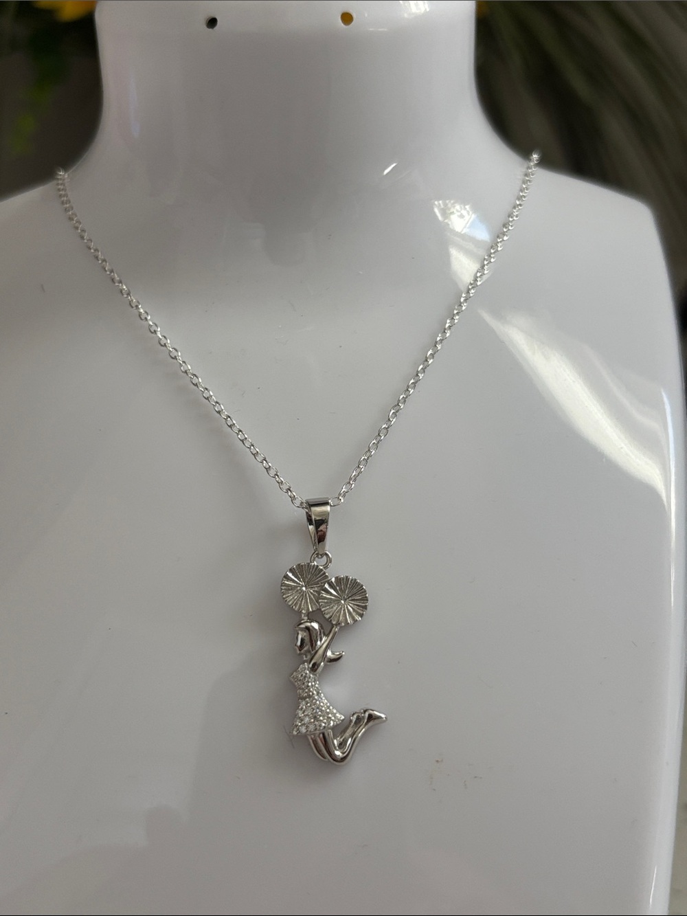 Moissanite 925 Silver, 0.50 CTW Cheerleader.
